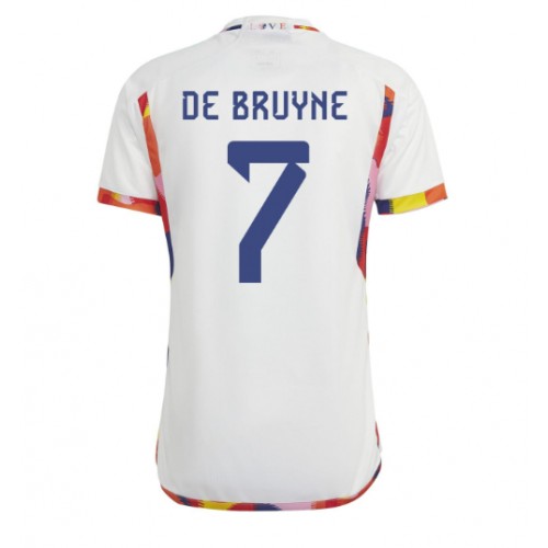 Dres Belgija Kevin De Bruyne #7 Gostujuci SP 2022 Kratak Rukav